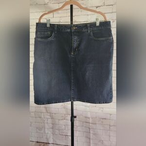 Dark Denim Skirt Crof t&Barrow STRETCH